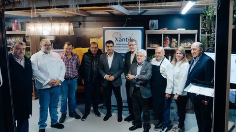 Presentación de Xantar en la Praza de Abastos de Ourense