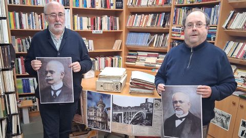 Antonio Andina, de EOditorial, y Pablo Viv�n