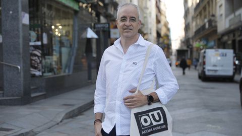 Toño Naval, candidato de Agora Ourense.