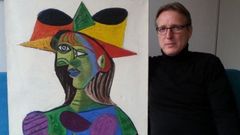el investigador de arte holand�s Arthur Brand encontr� el cuadro Busto de Mujer, del artista espa�ol Pablo Picasso