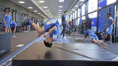 El nuevo gimnasio est� dividido en dos �reas de trabajo