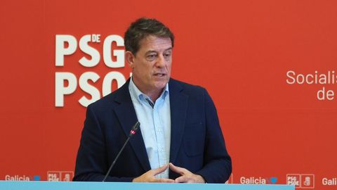 Gómez Besteiro anunció las enmiendas que su partido presentará a los presupuestos de la Xunta del 2026