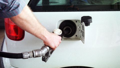 El precio de la gasolina y el disel en A Corua. 