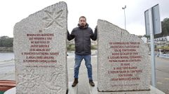 Santiago Fojo, un dos organizadores de manifestacin SOS Marisqueo a P, del da 30 en Pontevedra