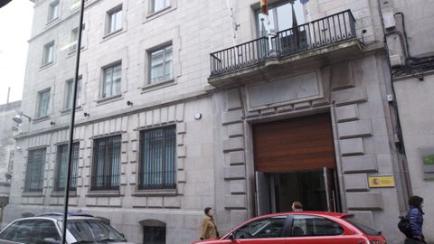Sede de Economía y Hacienda en la Rúa do Teatro, en Lugo