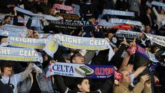 Cerca de 3.000 aficionados acompa�ar�n al Celta en Lyon, todos con precauciones.