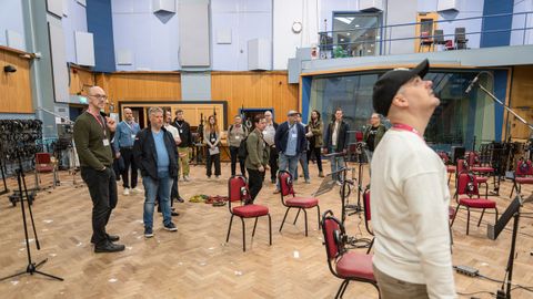 El estudio Uno es el m�s grande y puede albergar una orquesta sinf�nica o un coro.