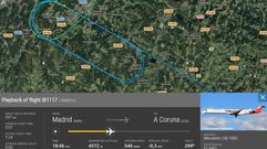 Las esperas de un avi�n de Iberia
