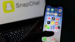 Logotipo de aplicaci�n Snapchat, especialmente popular entre los menores