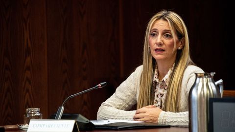 Claudia Montes, Miss Asturias, comparece en la comisión del caso Koldo para explicar su relación con Ábalos