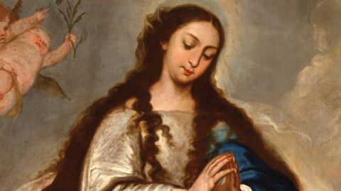 Detalle de la Inmaculada de Antolnez