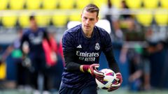 Andriy Lunin.Andriy Lunin, guardameta del Real Madrid
