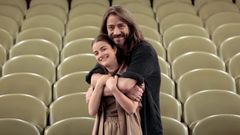 El bar�tono Borja Quiza y su hija Daniela