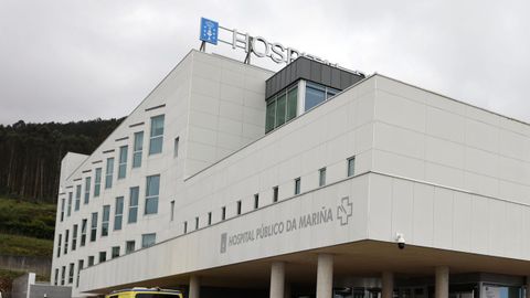 Hospital Pblico da Maria, localizado en Burela