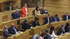 Toma de posesi�n de los nuevos diputados en el Parlamento gallego.