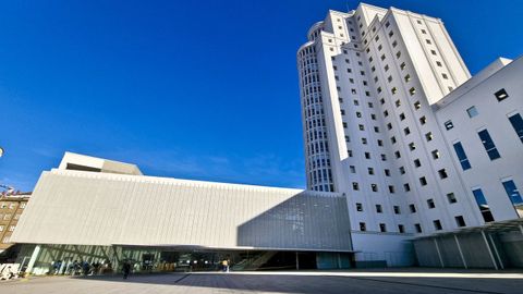 Edificio de la Cidade da Xustiza de Vigo en una foto de archivo