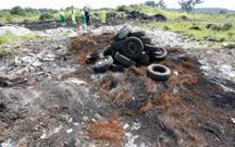 Las piras de neum�ticos las usan para fundir metales. 