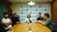 Rueda de prensa del Partido Popular y opositores