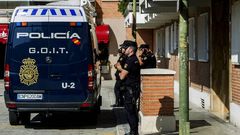 Imagen de archivo de uno de los registros tras la detenci�n del presunto pederasta.