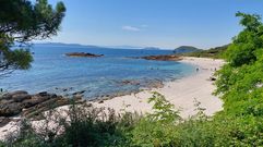 Las playas de Ons son de arena fina y aguas cristalinas