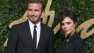 David Beckham y Victoria.David Beckham y Victoria