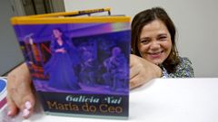 María do Ceo posa co seu novo traballo, o álbum «Galicia nai».
