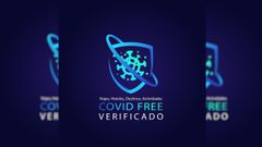 Logotipo para un certificado Covid Free para el turismo promovido por la empresa vallisoletana Excelencia Tur�stica
