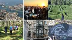 La ra de O Burgo para hacer bici o kayak, la terraza de O Portio para ver la puesta de sol, el laberinto ms grande de Espaa, los paseos por el monte Xalo, la arquitectura modernista o el arte urbano corus son algunos de los planes que an aguardan este verano