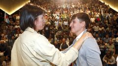 Multitudinario acto de apoyo al alcalde de Ribeira, Lus Prez Barral