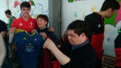 Acciones solidarias en la cantera del Celta