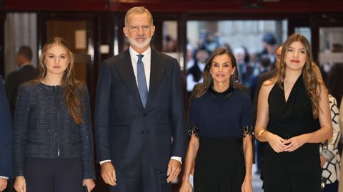 La Princesa de Asturias, el Rey Felipe VI, la Reina Letizia y la Infanta Sofa presiden el XXXIII Concierto Premios Princesa de Asturias