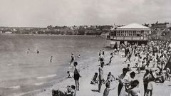 La playa de Copacabana en la exposici�n sobre Ferrol