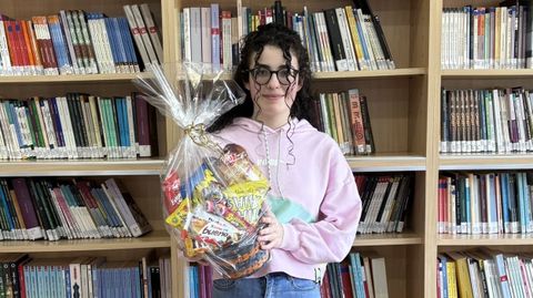Ainara Rodr&iacute;guez Blanco, alumna do IES Maximino Romero de Lema de Baio