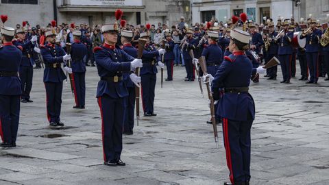 Actos de la Guardia Real en Lugo: desfile en Santa Mar�a