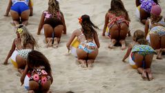 El volei playa causa furor en los Juegos Ol�mpicos