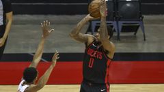 Sterling Brown, durante un partido de los Houston Rockets