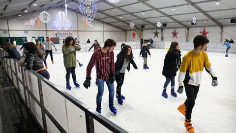 Imagen de archivo de la pista de hielo de Samil