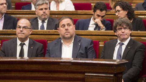 Junts pel S� y la CUP dicen que aprobar�n la ley de desconexi�n antes del 1 de octubre