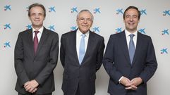 Jordi Gual, Isidro Fain� y Gonzalo Gort�zar