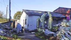 Imagen del poblado de Freixeiro, donde el domingo apualaron a un adicto