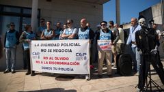 La CEP convoc� una concentraci�n ante la comisar�a de la capital barbanzana.