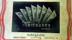 Foto antigua de la orquesta Variedades