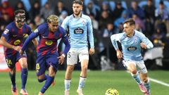 El Celta igual dos veces el partido frente al Barcelona, pero acab cediendo (2-4).