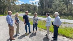 Imagen de archivo de una visita provincial a la DP-2904, que será reformada