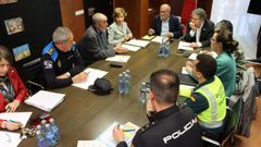 Abel Losada presidi� en Pontevedra la junta provincial de seguridad