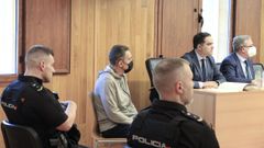 El acusado, durante el juicio.