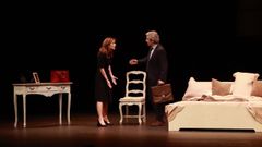 Ricardo Dar�n y Andrea Pietra, durante una de las representaciones de �Escenas de la vida conyugal� en el Teatro Col�n el pasado mes de octubre