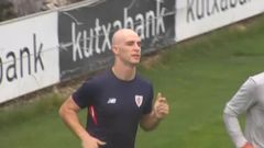 Yeray vuelve a entrenarse con el Athletic