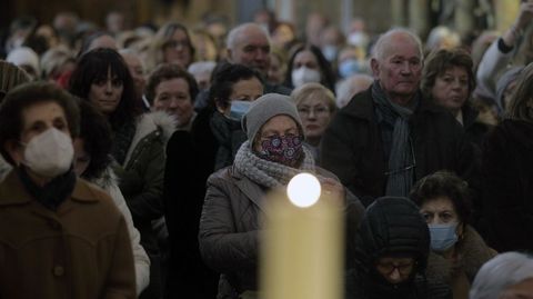 Este es el cuarto San Blas consecutivo que Monforte celebra en la iglesia de A Rgoa en vez de en San Vicente, como es tradicional