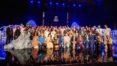 Os premiados tras recoller os seus galard�ns no Pazo da Cultura de Pontevedra